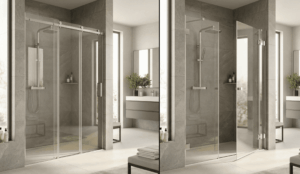 Mampara de ducha corredera vs abatible